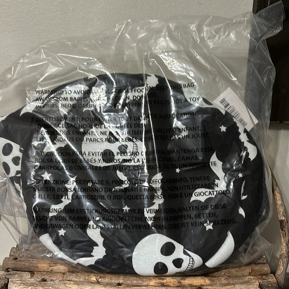 NEW IN PACKAGING POSH PEANUT Skelly Easter or Halloween Basket Fabric - Picture 7 of 8